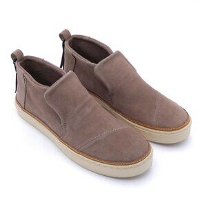 TOMS Bryce Sneakers- Tan Suede Booties- women size 9.5